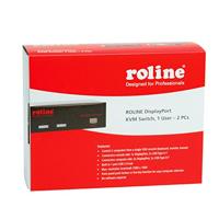 ROLINE DisplayPort USB 2.0 KVM Switch, 1 User - 2 PC - thumbnail