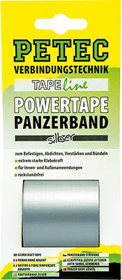 PETEC Power tape silver 5mtr.