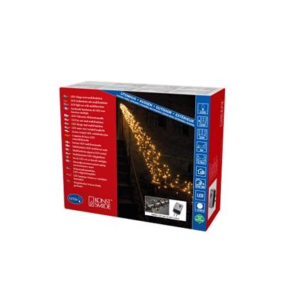 Konstsmide Clusterverlichting voor binnen en buiten - 8 functies - 1152 LEDs - 2100K Amber - 8,6 meter - Kerstverlichting - IP44 - Incl. Transformator Konstsmide Clusterverlichting voor binnen en buiten - 8 functies - 1152 LEDs - 2100K Amber - 8,6 meter - Kerstverlichting - IP44 - Incl. Transformator