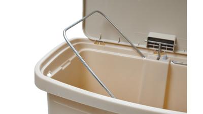 Pedaalemmer rubbermaid slim jim step on 15l wit