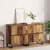 Dressoirs 2 pcs Oud hout 120 x 35 x 70 cm Bewerkt hout - thumbnail