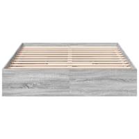 Bedframe met lades bewerkt hout grijs sonoma eiken 140x200 cm - thumbnail