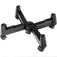 Hama pc-stand met wieltjes zwart - thumbnail