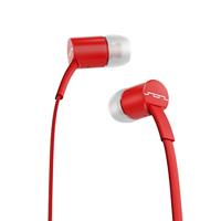 SOL Republic Jax In-ear hoofdtelefoon, geluidsisolerend, draadloze oordopjes met microfoon + 1-knopbediening, hoogwaardig geluid met krachtige bas, 4 oordopjes maten voor ideale pasvorm, rood - thumbnail