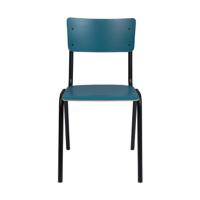 Zuiver Eetkamerstoel 'Back to School' Matte, kleur Petrol - thumbnail