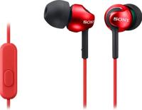 MDR-EX110LP - EX Series - In-ear hoofdtelefoons - inwendig - met bekabeling - 3,5 mm-stekker - rood - thumbnail
