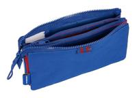 Pennenetui met 2 vakken F.C. Barcelona Blauw Kastanjebruin 22 x 12 x 3 cm - thumbnail