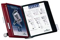 Durable Tafelstandaard | kunststof zwart/grijs | 10 zichtpanelen DIN A4 | met profielframe | 1 stuk - 563222 563222 - thumbnail