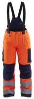 Blåkläder Dames Winterwerkbroek High-Vis 78851977 | High-Vis Oranje/Marineblauw | Maat 44 - 7330509551288 - thumbnail