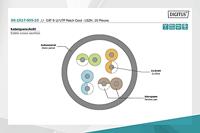 Digitus DK-1617-005-10 RJ45 Netwerkkabel, patchkabel CAT 6 U/UTP 0.50 m Grijs 1 stuk(s) - thumbnail