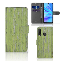Huawei P30 Lite (2020) | Book Style Case | Green Wood - thumbnail