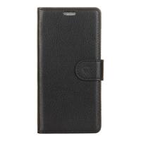 Shop4 - Samsung Galaxy S9 Hoesje - Wallet Case Lychee Zwart - thumbnail