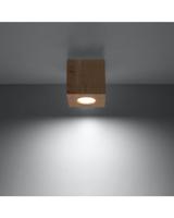 Sollux Plafondlamp Quad hout - thumbnail