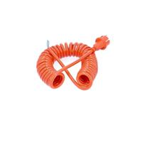 AS Schwabe 70430 Aansluitkabel Stroom Oranje 5 m - thumbnail