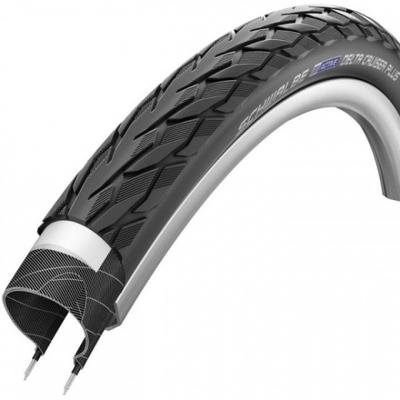 Schwalbe buitenband 20x1.75 47-406 delta cruiser plus reflex zwart (label)