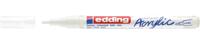 Edding Acrylic marker fijn verkeerswit - thumbnail
