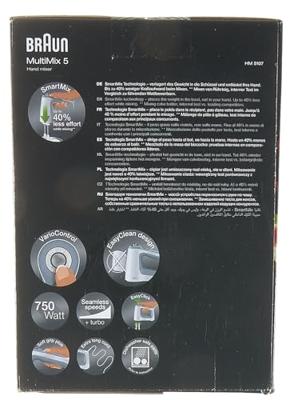 Braun HM5107WH MultiMix 5 Handmixer 750W Wit/Grijs - thumbnail