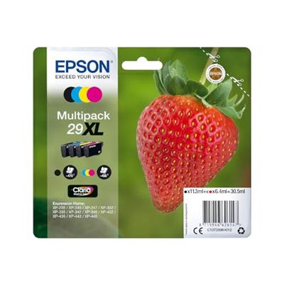 Epson Inktcartridge T2996, 29XL Origineel Combipack Zwart, Cyaan, Magenta, Geel C13T29964012