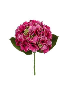 Hortensia l45cm cerise kunstbloem Louis Maes - Louis maes