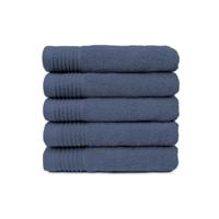 The One Badhanddoek 450 gram 70x140 cm Denim Faded (5 stuks) - thumbnail