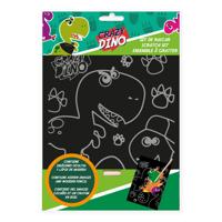 Kids Licensing Scratch kunst crazy dino - thumbnail