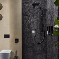 Hansgrohe ShowerSelect Comfort E thermostaat inbouw voor 2 functies met geïntergreerde zekerheidscombinatie volgens EN1717, mat zwart - thumbnail