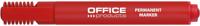 OFFICE products permanent marker 1-5 mm, beitelpunt, rood - thumbnail