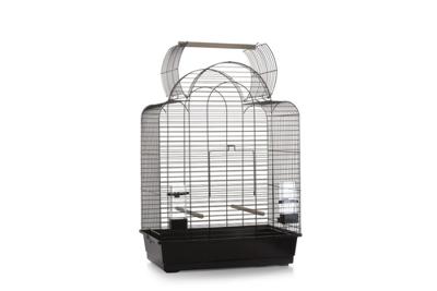 Vogelkooi open mtl 54x34x74cm zwart