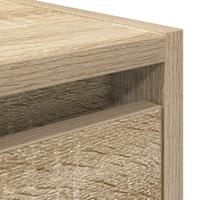 Nachtkastje wandgemonteerd 38x34x40 cm sonoma eikenkleurig - thumbnail
