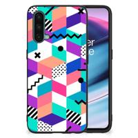 OnePlus Nord CE 5G Backcover Blokken Kleurrijk - thumbnail