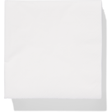 HEMA Servetten wit - 50 stuks