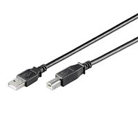 USB 2.0-kabel Ewent EC1003 Zwart - Maat: 5 m - thumbnail