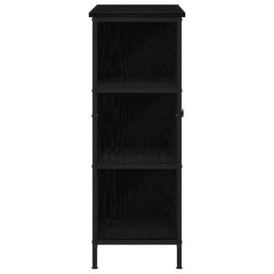 Dressoir Zwart Eiken 70 x 30 x 80 cm