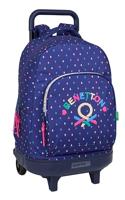 Schoolrugzak Benetton Drop Multicolour 33 x 45 x 22 cm - thumbnail