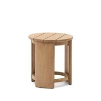 Kave Home Ronde Bijzettafel 'Xoriguer' Eucalyptushout, 60cm hoog - thumbnail