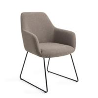 Jesper Home Eetkamerstoel 'Hiroo' Slide Black, kleur Foggy Fusion - thumbnail