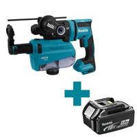 Makita accu combihamer 18v naked met afzuiging - thumbnail
