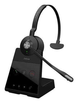 Engage 65 SE mono headset, basis, stroomvoorziening, 1,5 m USB-C naar USB-A-kabel, bureautelefoonkabel, snelstartgids, garantie en waarschuwing (veiligheidsleafletten)