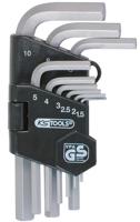 KS TOOLS Ks-tools hoeksleutel set angle wrench set hexagon socket 9 pcs. - thumbnail