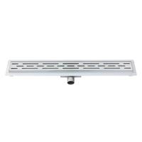 Best Design Douchegoot Nice Met Flens 120 cm RVS - thumbnail