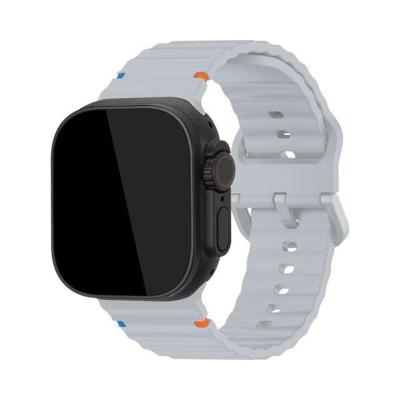 Mobilize Silicon Watch Band - Buckle - for Apple 38/40/41mm - Grey