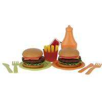 Jipy Bioplastic Hamburger Speelset 25 Delig - thumbnail