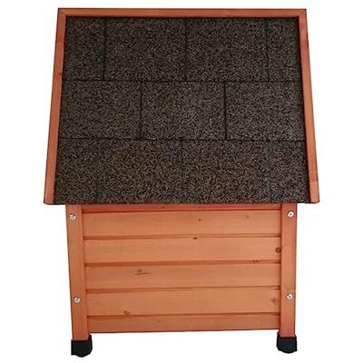 @Pet kattenhok voor buiten 57x45x43 cm hout bruin