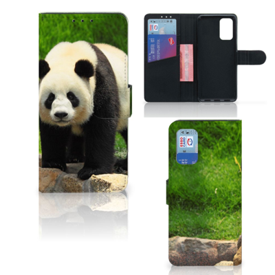 Samsung Galaxy A32 4G | Telefoonhoesje | Met pasjeshouder | Panda Samsung Galaxy A32 4G | Telefoonhoesje | Met pasjeshouder | Panda