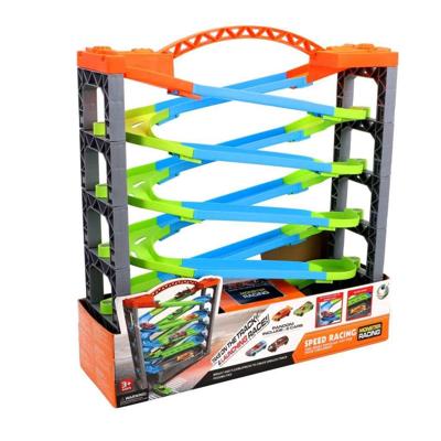 Overige Merken Racebaan deluxe 5 lagen + 2 racewagens Overige Merken Racebaan deluxe 5 lagen + 2 racewagens