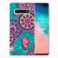 Samsung Galaxy S10 Plus | Hoesje maken | Cirkels en Vlinders - thumbnail