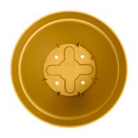 Elho Vibia Campana bloempot rond 20 cm honinggeel - thumbnail