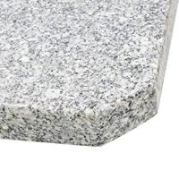 Parasolvoetplaat vierkant 25 kg graniet grijs - thumbnail