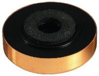 Monacor HF-45G Apparaatvoet Goud, Zwart 1 stuk(s) - thumbnail