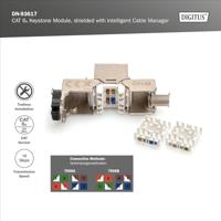 Digitus DN-93617 RJ45-inbouwmodule Keystone CAT 6A 1 stuk(s) - thumbnail